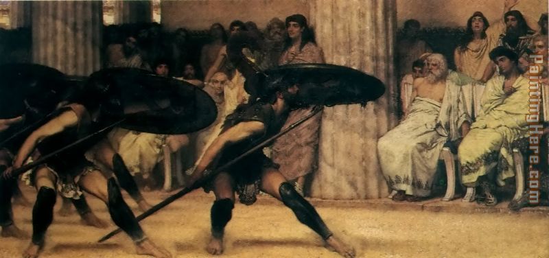 Sir Lawrence Alma-Tadema A Pyrrhic Dance